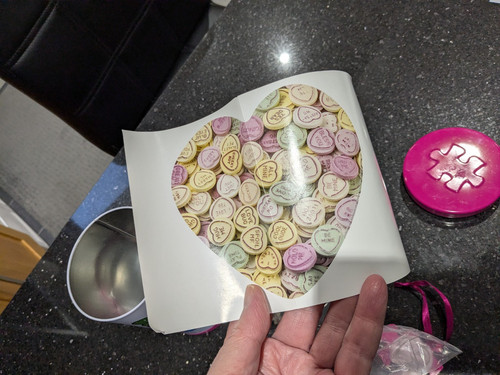 Swizzlers love hearts - love, jigsaw