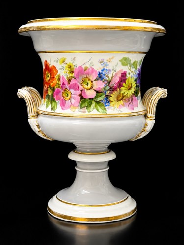 Meissen crater vase - vase,, grey