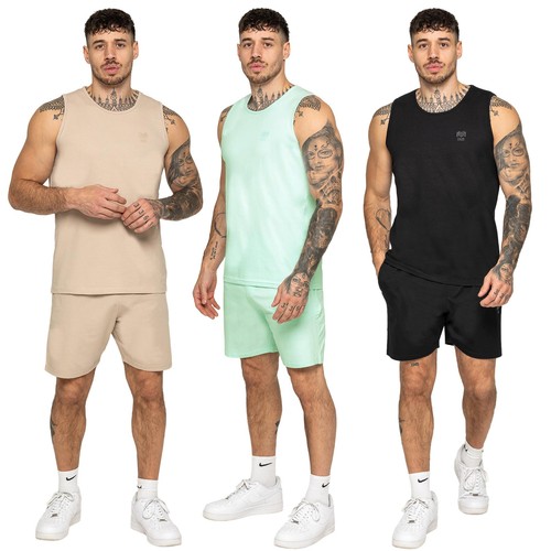 Mens vest shorts set gym - mens,