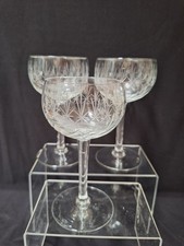 Antique Hock Wine Glasses