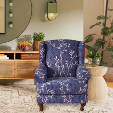 Stretch Wingback Chair Cover Sofa Cover Washable Chair Protector Armchair Cover