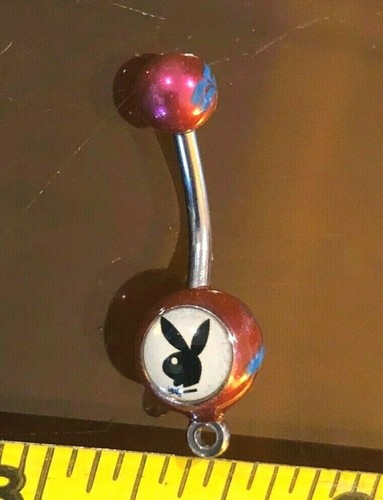 Belly button barbell playboy - belly,