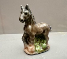 Vintage Wade Grey Shire Horse 1975-1984 English Whimsies *Minor Chip*