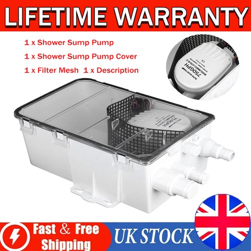 750gph shower sump - sump, marine