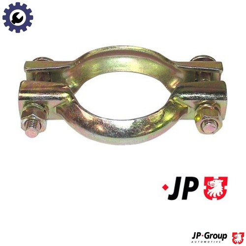 Clamping piece exhaust system - clamping,