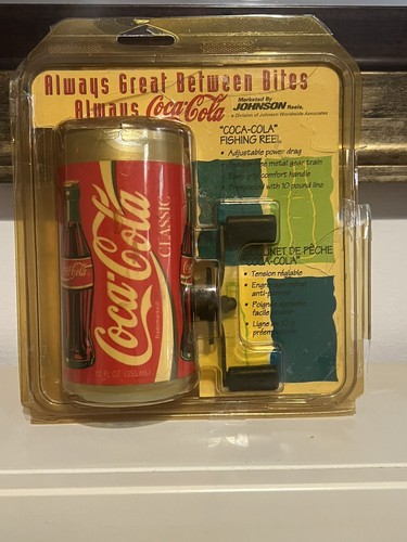 Vintage 1995 coca - cola, fishing