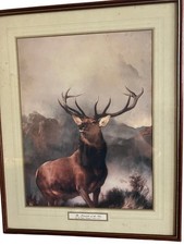 Framed Print The Monarch of the Glen by Edwin Landseer Art