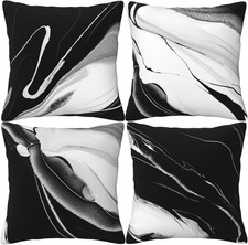 HOSTECCO Marble Cushion Covers