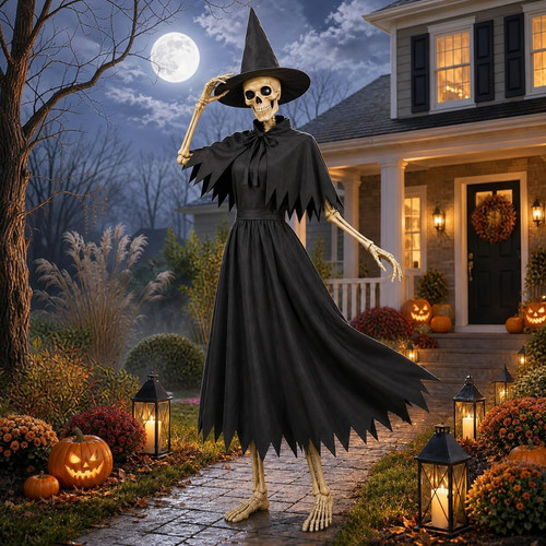 Pcs black witch costume - 4,