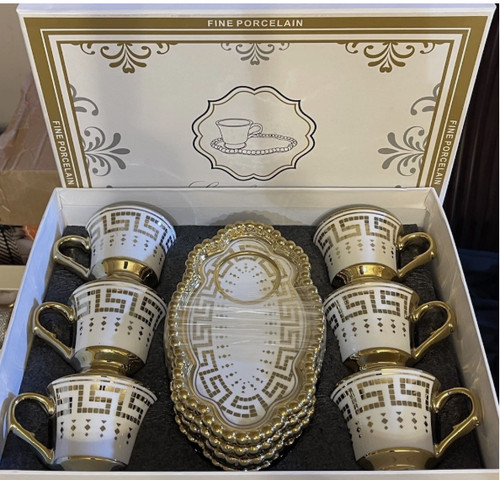 Turkish tea set cups - of, with