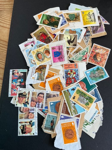 Job lot channel island - lot, stamps