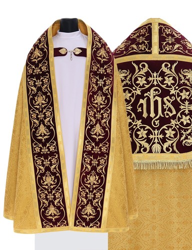 Gold red roman cope - gold/red, stole