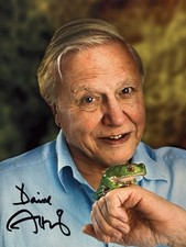 David Attenborough Hand Signed