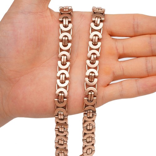 11mm silver gold black plated - silver/gold/black,