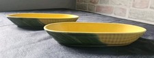 2 X Vintage Corn Dishes by
