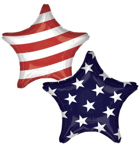 Two sided american flag - flag, foil