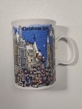 Dunoon Christmas 1991. Vintage Fine Bone China. Collectors Mug. BNWOT
