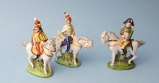 Antique Miniature Porcelain Toy Soldiers And Nopoleon Kister Scheibe Alsbach