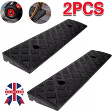 2x Heavy Duty Ramp Kerb Ramps Driveway Car Vehicle Threshold Ramp Curb Tool UK
