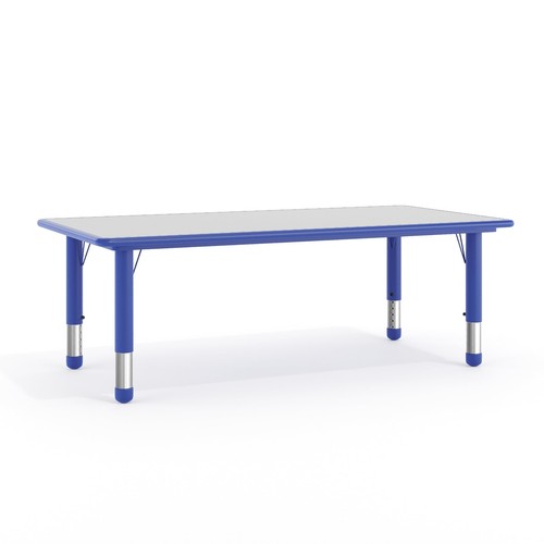 Adjustable blue activity table - adjustable,