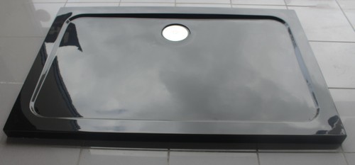 Black gloss shower tray - gloss,
