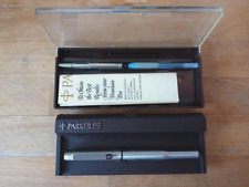 Parker 25 MkIII Flighter F/P - Rare Black Section and Cap Trim - Original 25 Box