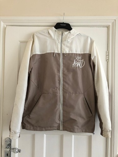 Kwd mens white beige - &, hooded