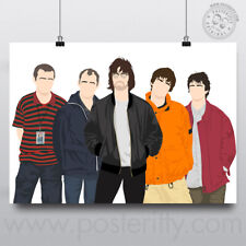 OASIS (Knebworth)  Minimalist Band Poster Music Minimal Noel Liam Gallagher Art