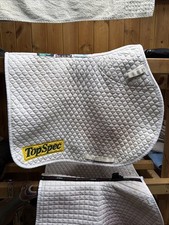 FC/L Nuumed HiWither White Saddle Pad In White With TopSpec Logo