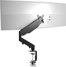 Pholiten Single Monitor Arm Gas Spring for Most 13-27 inch Screens, Single Monit
