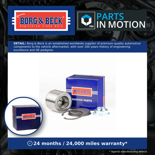 Wheel bearing kit rear bwk1269 - rear,