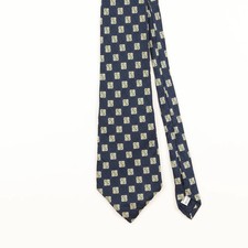 Vintage Silk Tie 1990's Navy