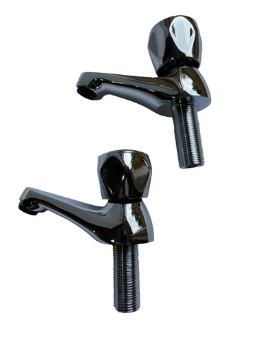 Chrome wash basin - , taps