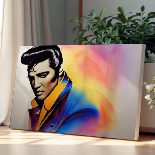 Watercolour elvis presley - watercolour,