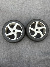 HoBao Spiral 1/8 Nitro RC Wheels Tyres x2 17mm Hex Car Buggy Rims Hyper 7 Kyosho