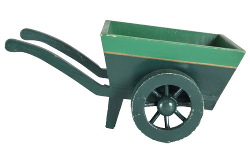 Wooden wheelbarrow planter - wooden,