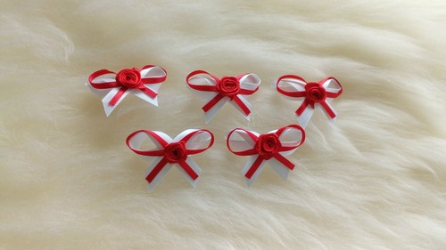 Satin ribbon bows - satin, with