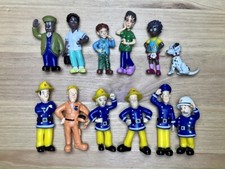 12pcs Fireman Sam Action Figures TV Cartoon Doll Set Kids Baby Boy Girl Toy Gift