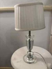 Large Chrome Crystal Glass