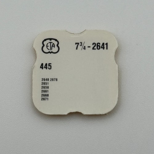 Eta 2641 setting - 2641, lever