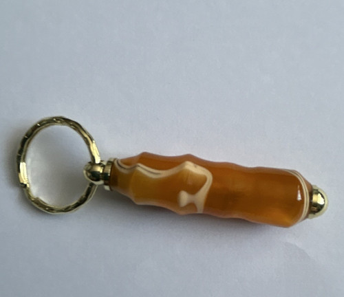 Orange acrylic cylinder - acrylic,