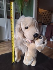 E&J classics vintage labrador mum and pup large stuffed toy collectable