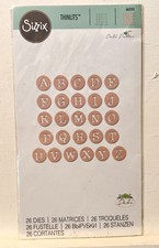 Sizzix Dies - Debi Potter - Dainty Uppercase Alphabet