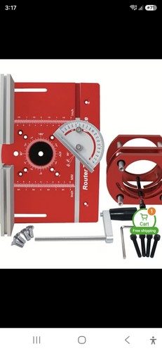 Router table insert - table, with