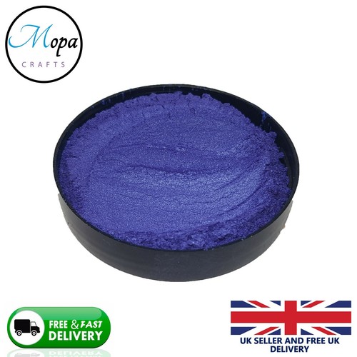 Cosmetic mica powder - powder, eggplant