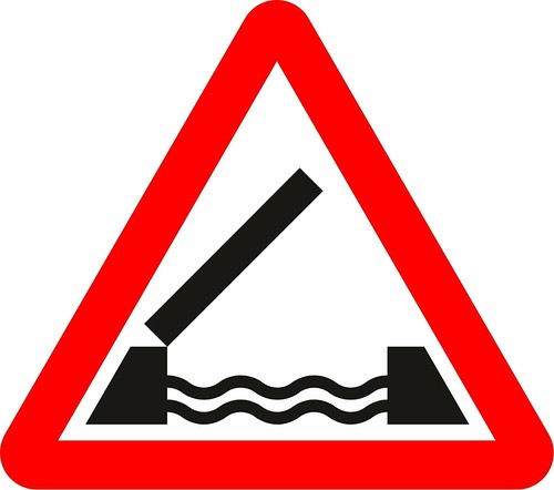 Opening swing bridge - opening, or