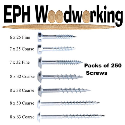 Pocket hole screws packs of - screws,