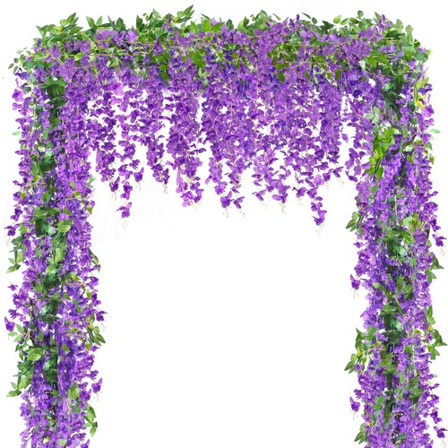 Pcs 36ft artificial - pcs, wisteria