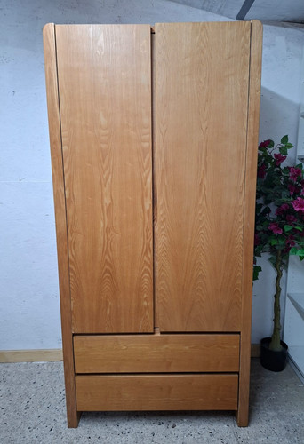 Double oak wardrobe - wardrobe, with