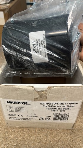 Extractor fan 100mm - extractor, for